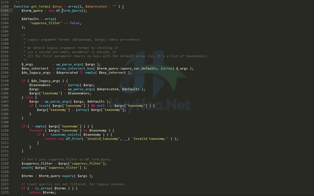 Hướng dẫn sử dụng hàm get_terms trong WordPress Hướng dẫn sử dụng hàm get_terms trong Wordpress