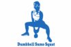 Dumbbell sumo squat