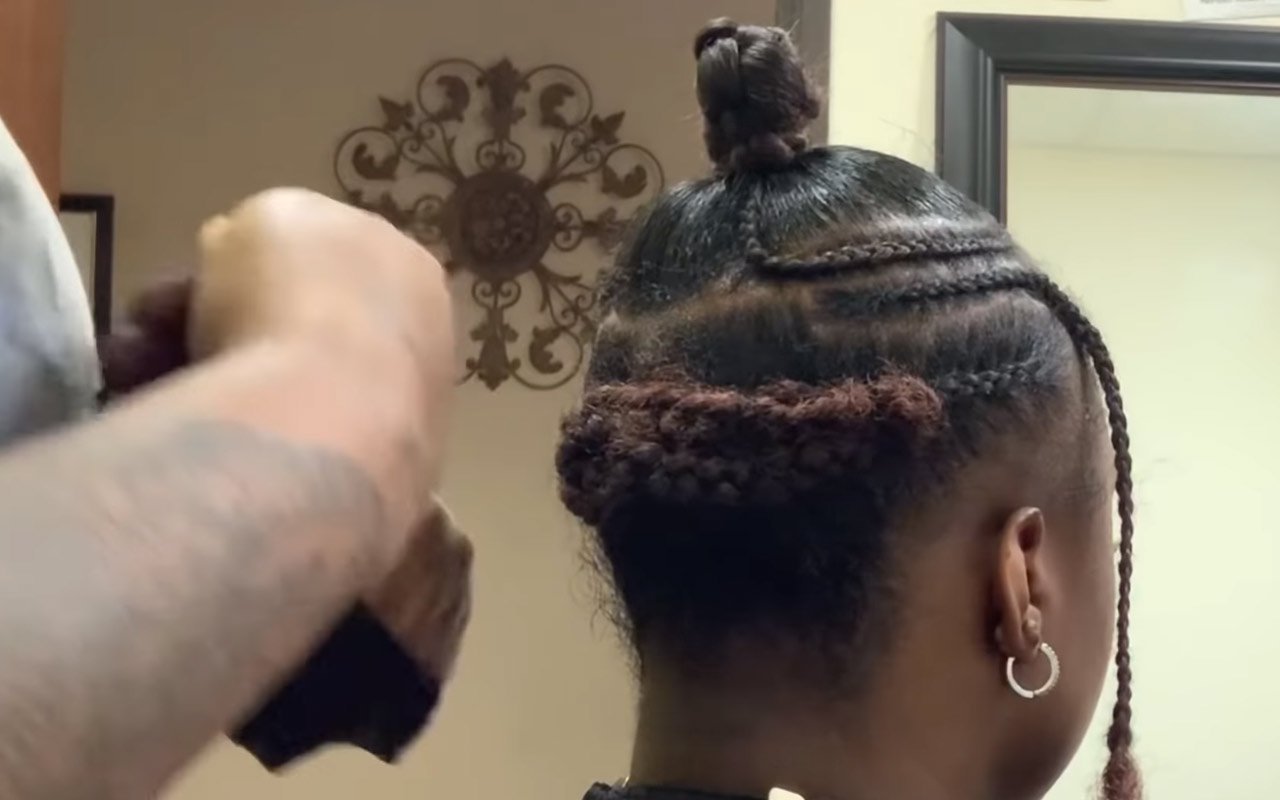 12 Steps To Do A Half Up Half Down Quick Weave Ponytail Hairstyle On A Protective Cap