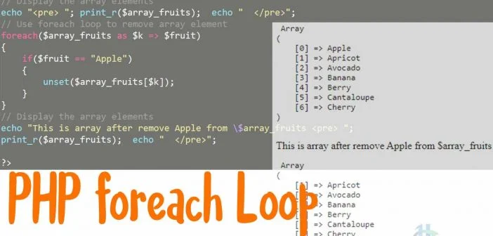 Foreach Loop in PHP