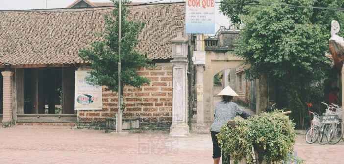 Những hình ảnh đẹp về làng quê việt nam chất lượng 4K 26 Hình ảnh cổng làng và đình làng sau thời dổi mới