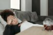 Improper sleeping position or drunkenness can be the main cause of waking up with headaches