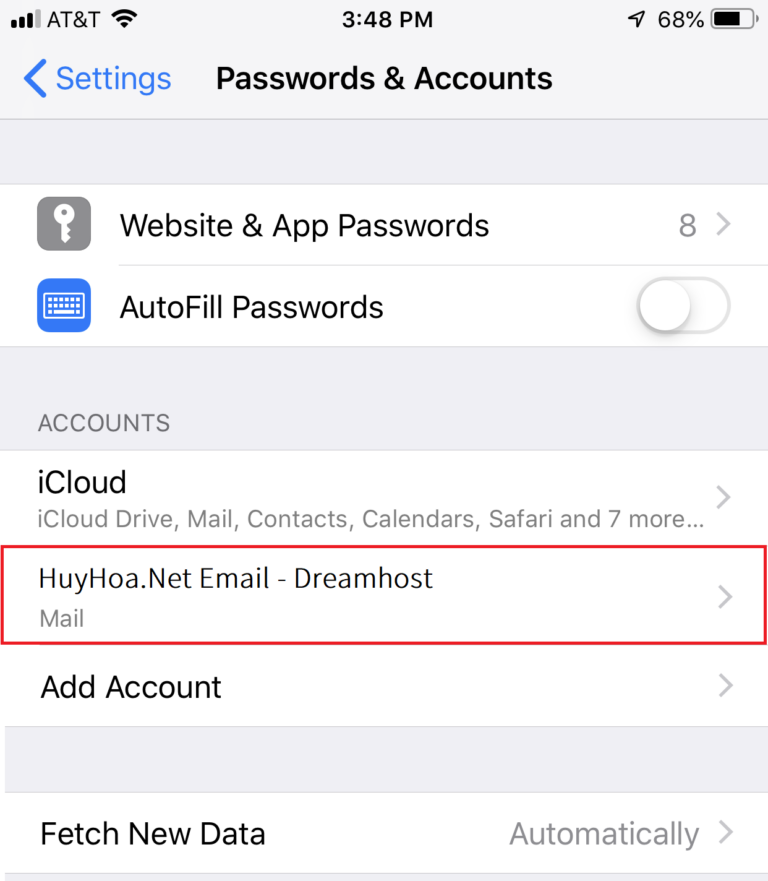 How To Set Up Dreamhost Email On IPhone?