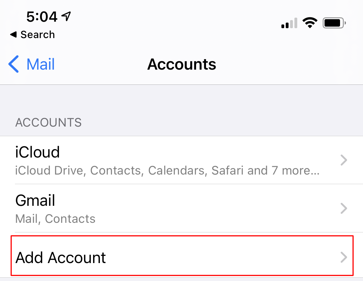 how to set up dreamhost email on iphone step 3