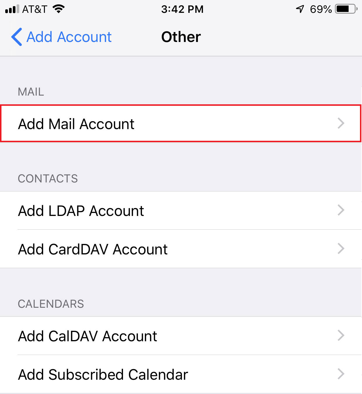 how to set up dreamhost email on iphone step 5