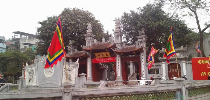 Four Temples in Hanoi keep Thang Long Citadel 4 Kim Lien Temple - one of 4 Ancient Guardians temple of Thang Long