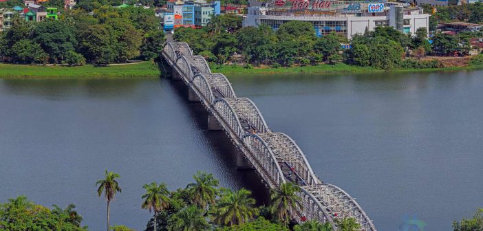 Perfume River (Huong River) in Hue, Vietnam - Gentle Feature of Hue City 1 Graceful Truong Tien bridge spanning the Huong river