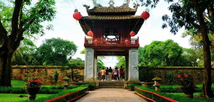 Temple of Literature - is a temple dedicated to Confucius Temple of Literature - is a temple dedicated to Confucius