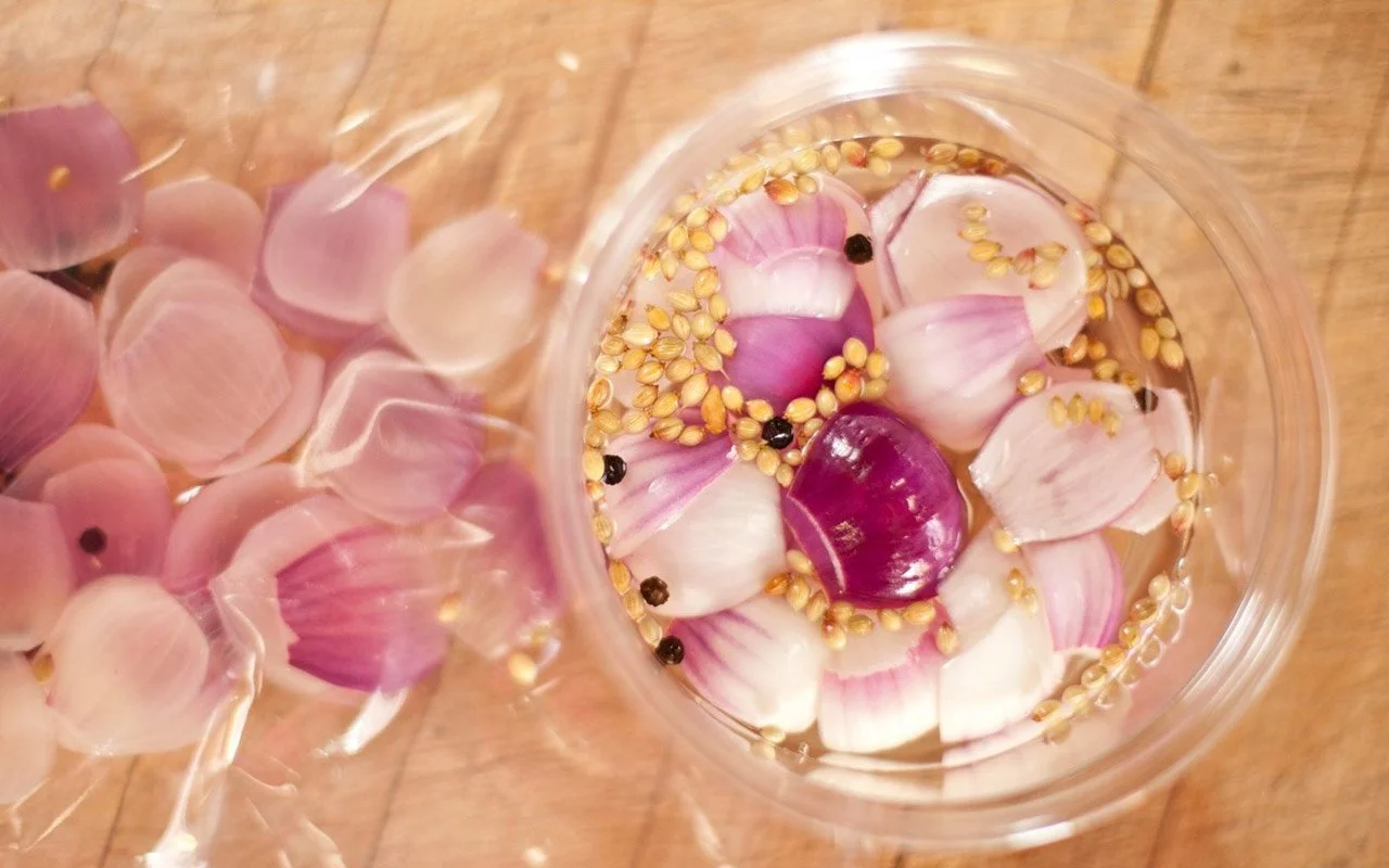 Traditional Vietnamese Food on Tet 1 Hanh Muoi - Pickled onions