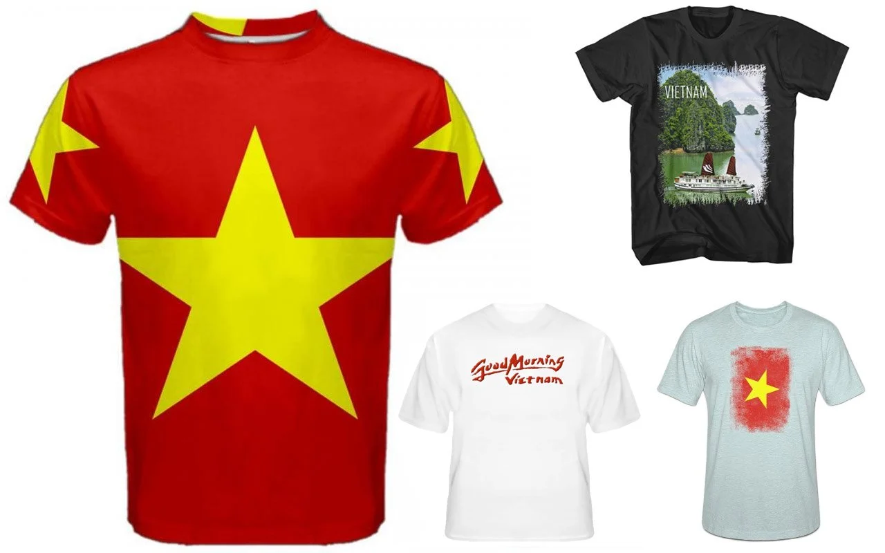 The photo with many models of T-shirts with many different colors and designs The photo with many models of T-shirts with many different colors and designs