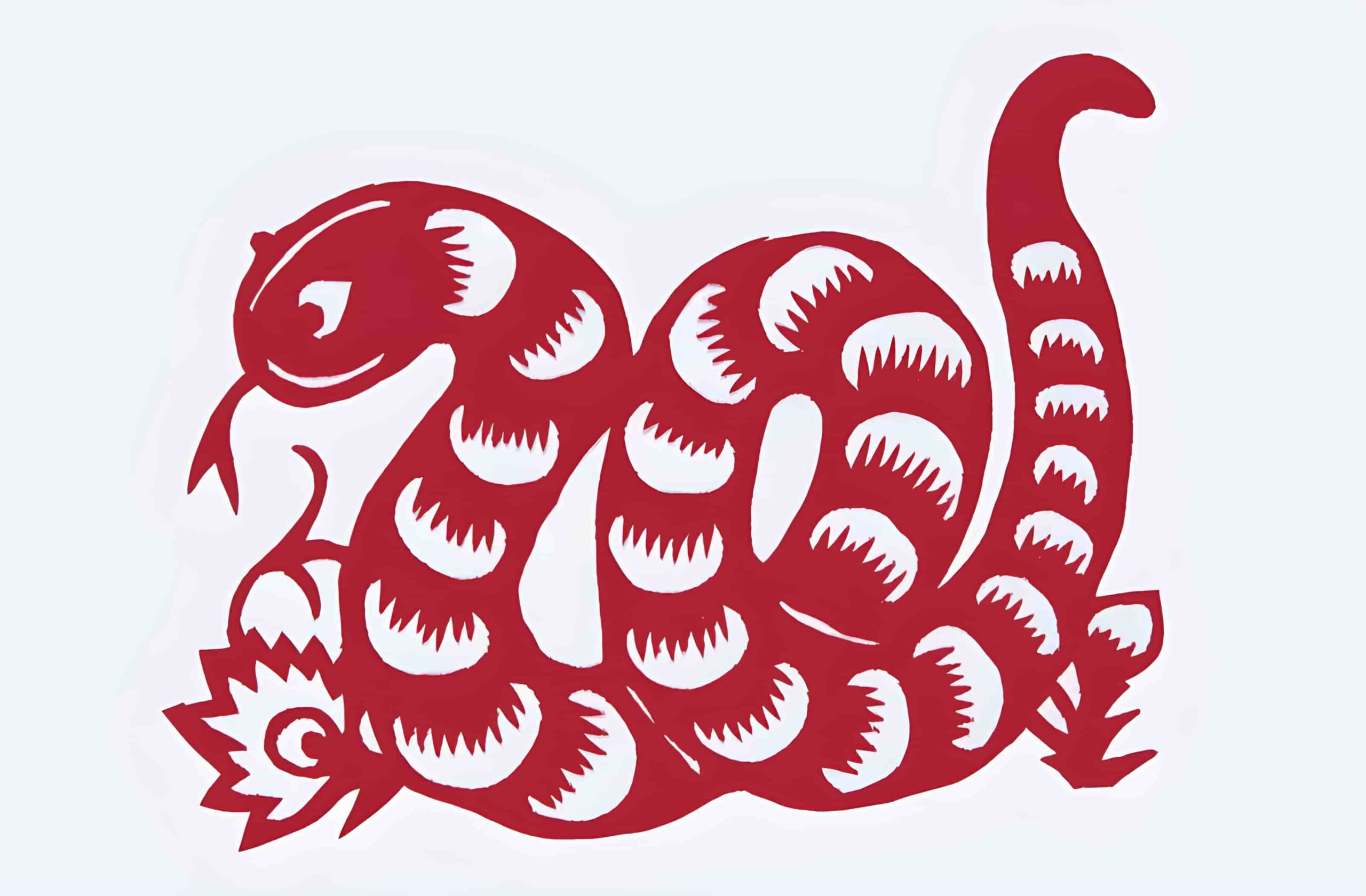 A snake in a traditional Vietnamese style with the Vietnamese zodiac symbol A snake in a traditional Vietnamese style with the Vietnamese zodiac symbol