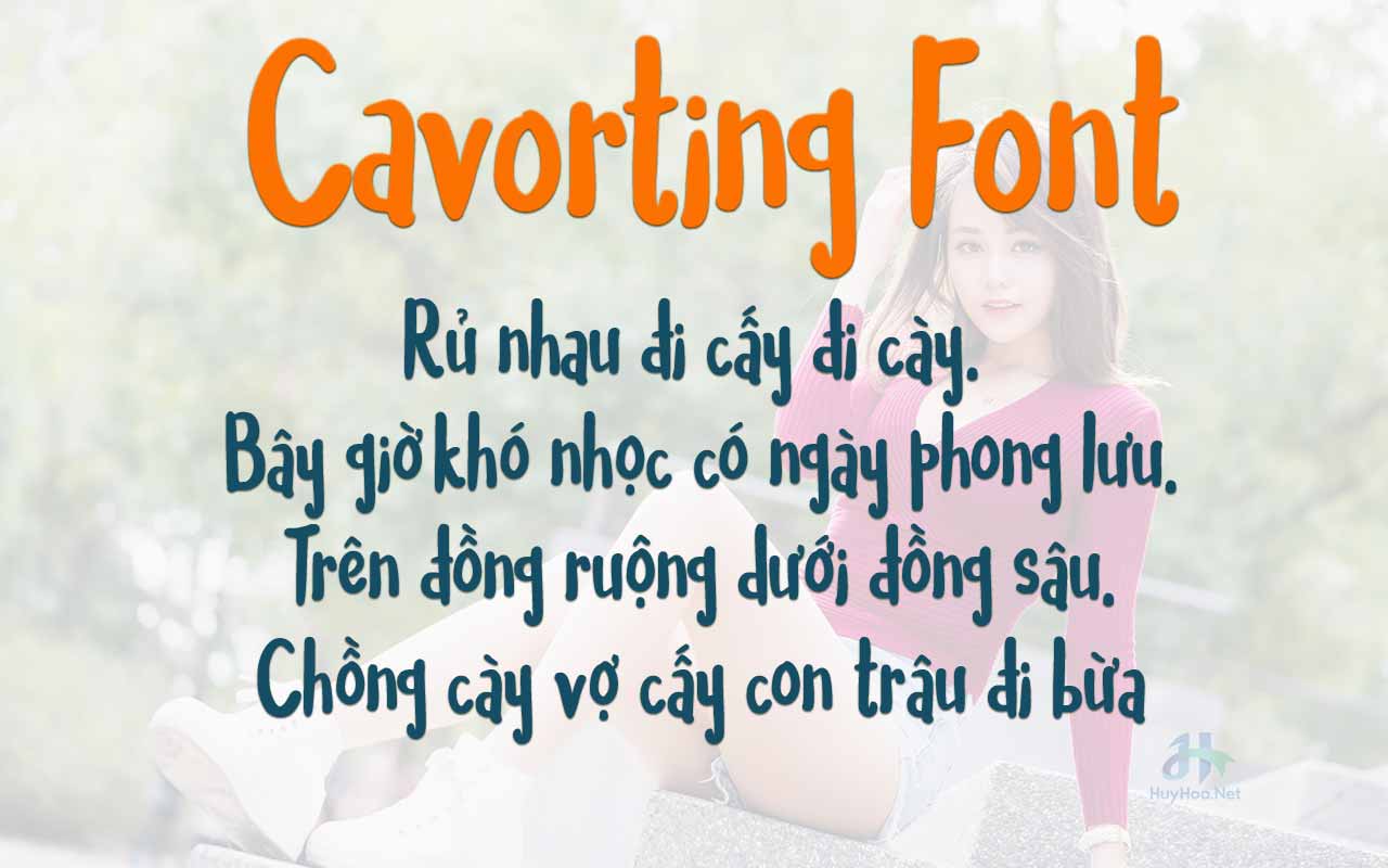 SVN-Cavorting font