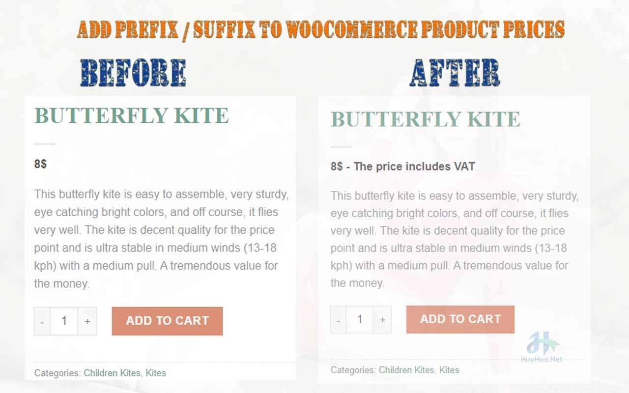 30+ Useful Custom WooCommerce Functions for Your WordPress Site 2 Add Prefix / Suffix to WooCommerce Product Prices