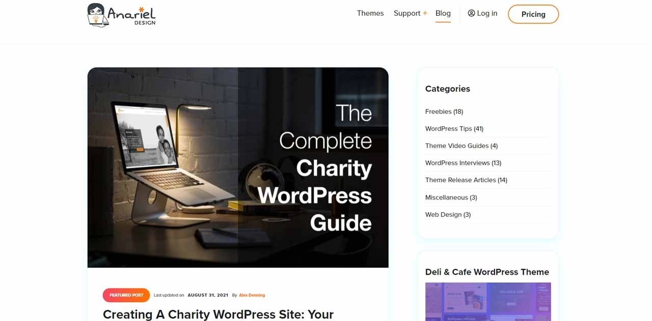 These 70+ Specialized Blogs About WordPress Will Help Bloggers Succeed 3 Anariel Design: Build Your Dream WordPress Site