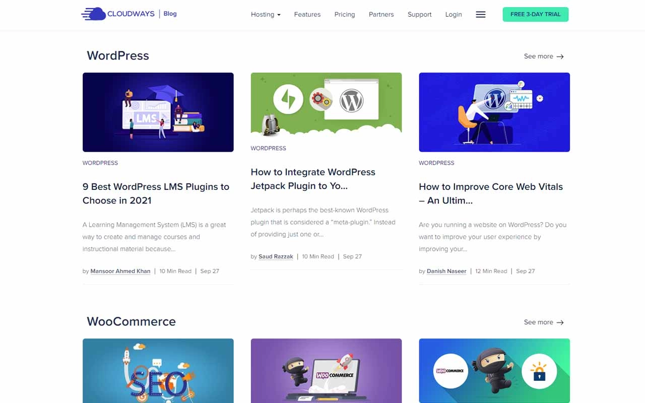 These 70+ Specialized Blogs About WordPress Will Help Bloggers Succeed 11 Cloudways offers managed cloud web hosting services specialized in WordPress Hosting