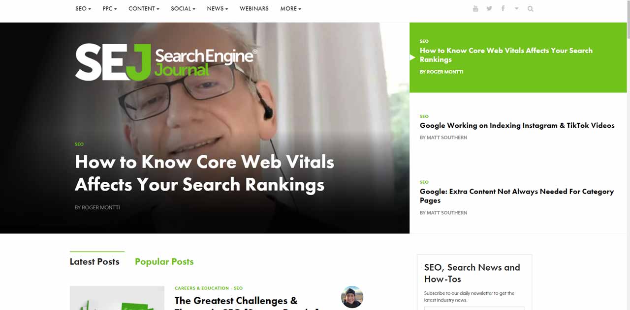 SEJ is one of top 10 blogs about Search Engine Optimization