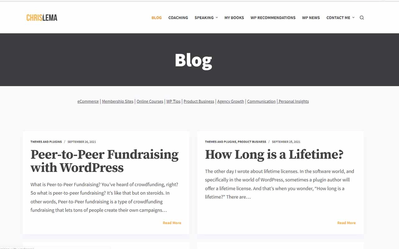 These 70+ Specialized Blogs About WordPress Will Help Bloggers Succeed 10 Chris Lema is a famous blogger